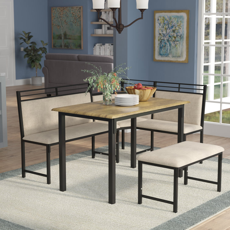 Red Barrel Studio® Moonachie 6 - Person Breakfast Nook Dining Set